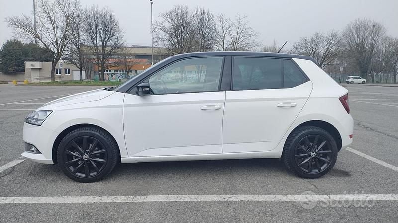 Usata Skoda Fabia 95 CV (69 kW) 2019 Bianco Berlina