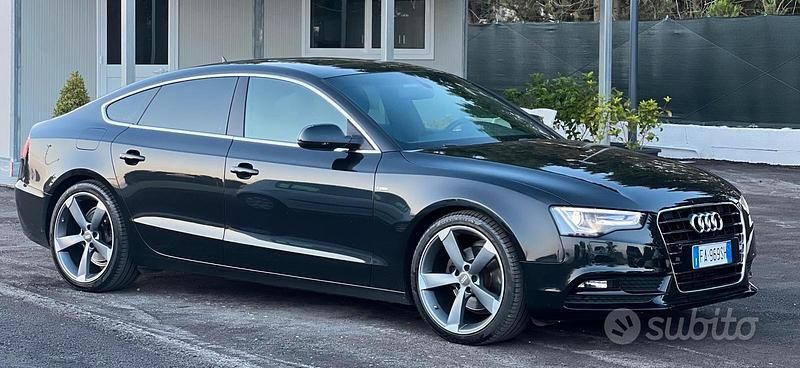 Usata Audi A5 Sportback S-Line 2015 Nero Utilitaria