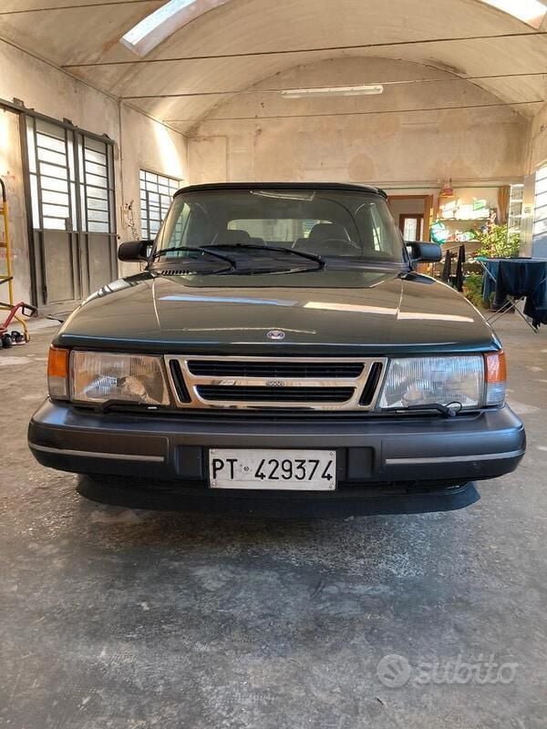 Usata Saab 900 Cabriolet 141 CV (103 kW) 1994 Verde Cabrio