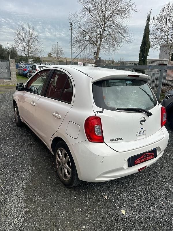 Usata Nissan Micra Acenta 80 CV (58 kW) 2015 Bianco Utilitaria