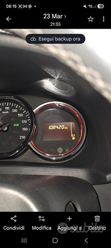 Usata Dacia Sandero Stepway 90 CV (66 kW) 2017 Bianco Utilitaria