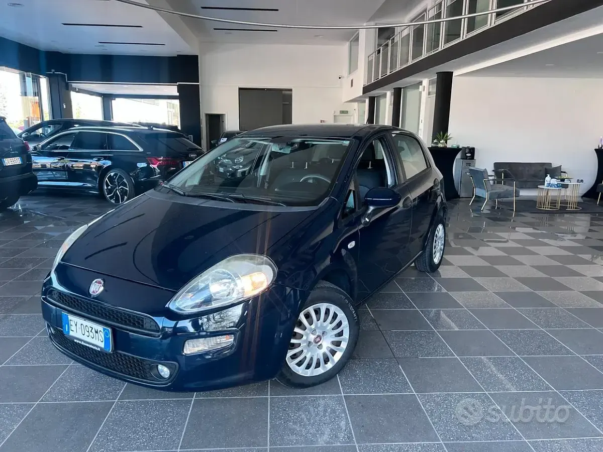 Usata Fiat Punto Lounge 77 CV (56 kW) 2015 Bluazzurro Utilitaria