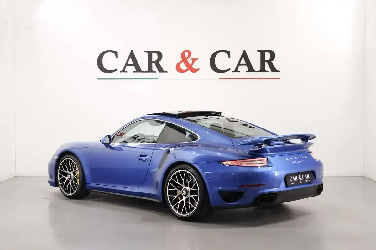 Usata Porsche 911 Turbo S 560 CV (411 kW) 2015 Blu/azzurro Coupé