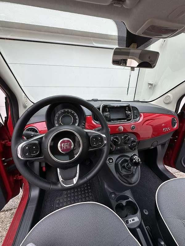 Usata Fiat 500 Lounge 69 CV (50 kW) 2017 Rosso Utilitaria