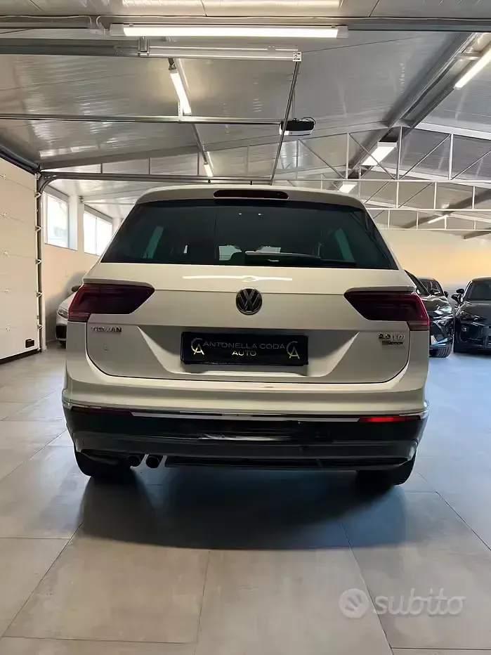 Usata VW Tiguan Style 150 CV (110 kW) 2018 Bianco SUV