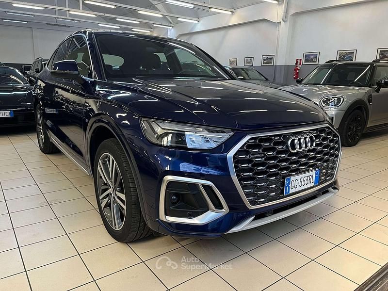 Usata Audi Q5 Sportback S-line plus 265 CV (194 kW) 2021 Blu SUV