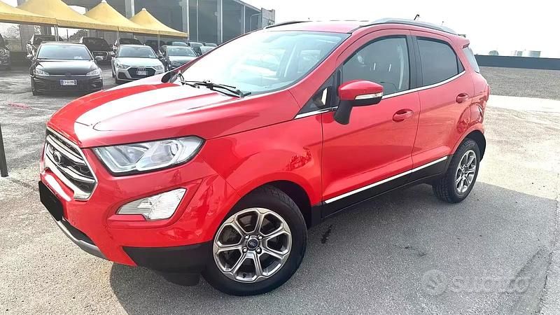 Usata Ford Ecosport 100 CV (73 kW) 2019 Rosso SUV