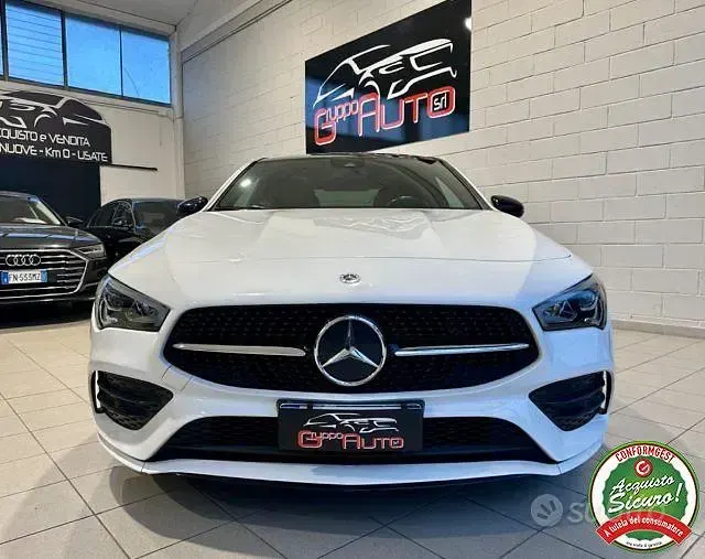 Usata Mercedes CLA200 Premium 150 CV (110 kW) 2021 Bianco Coupé
