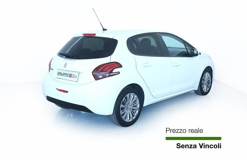 Usata Peugeot 208 Active 75 CV (55 kW) 2017 Bianco Utilitaria