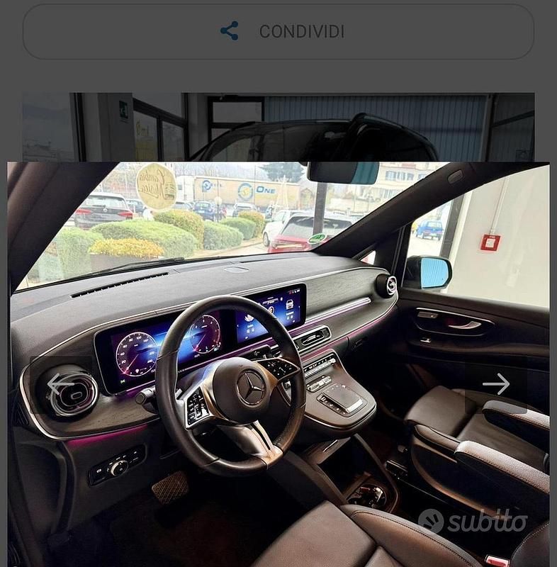 Begagnad Mercedes V300 239 HK (175 kW) 2024 Svart Minibuss