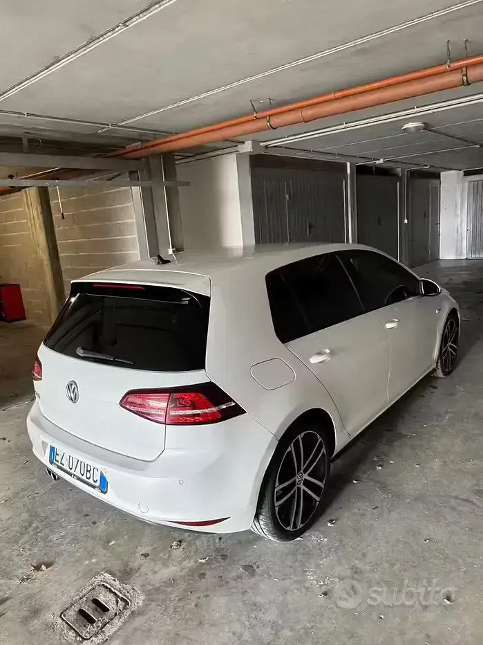 Usata VW Golf VII GTD 184 CV (135 kW) 2015 Bianco Berlina
