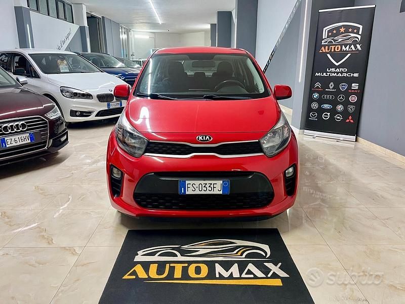 Usata Kia Picanto 67 CV (49 kW) 2018 Rosso Utilitaria