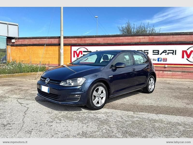 Usata VW Golf VII Comfortline 110 CV (80 kW) 2015 Blu Berlina