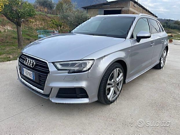 Usata Audi A3 S-Line 150 CV (110 kW) 2019 Grigio Berlina