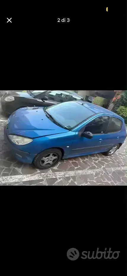 Usata Peugeot 206 68 CV (50 kW) 2004 Bluazzurro Berlina