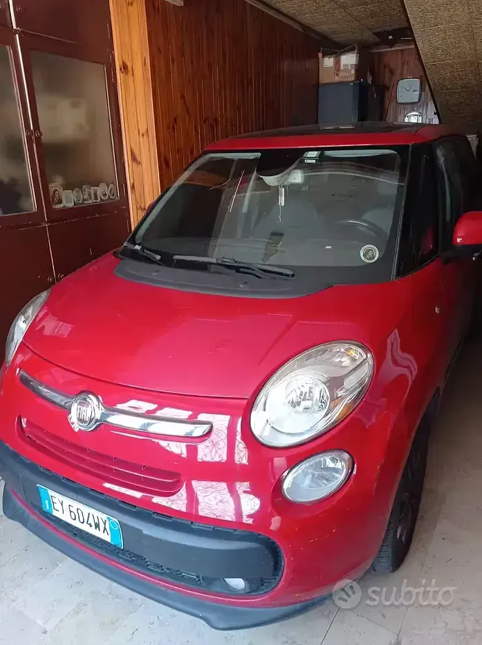 Usata Fiat 500L 85 CV (62 kW) 2015 Rosso Monovolume