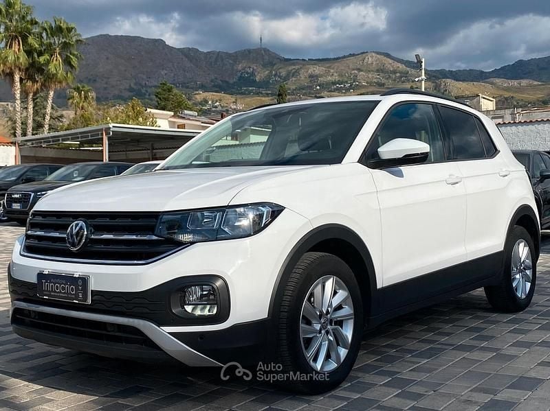Bianco Usata 2020 VW T-Cross Style SUV | 15.900 € (Buon prezzo) - Immagine 1/4