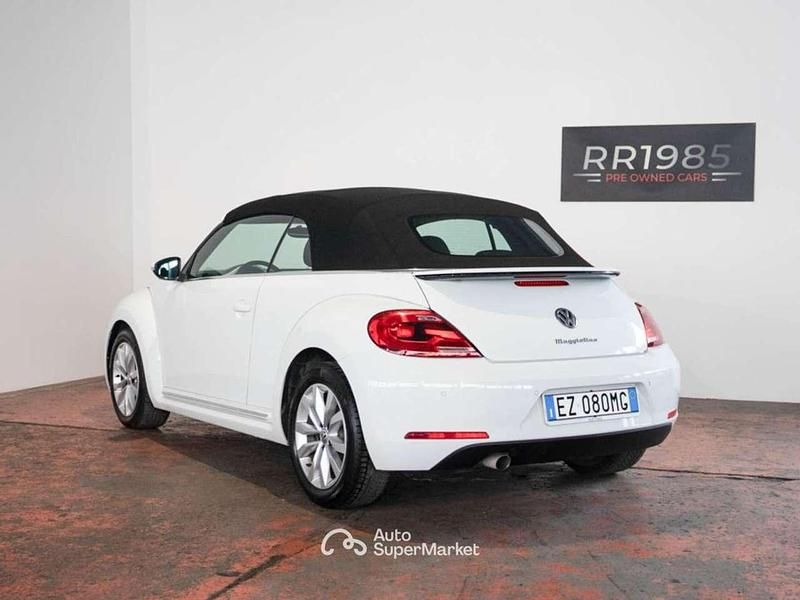 Usata VW Beetle Cabriolet 105 CV (77 kW) 2015 Bianco Cabrio