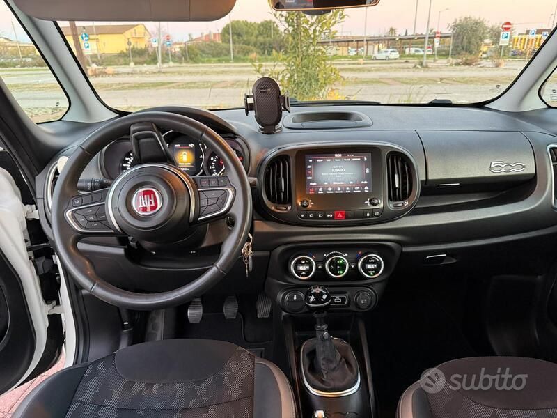 Usata Fiat 500L Cross 95 CV (69 kW) 2021 Bianco Monovolume