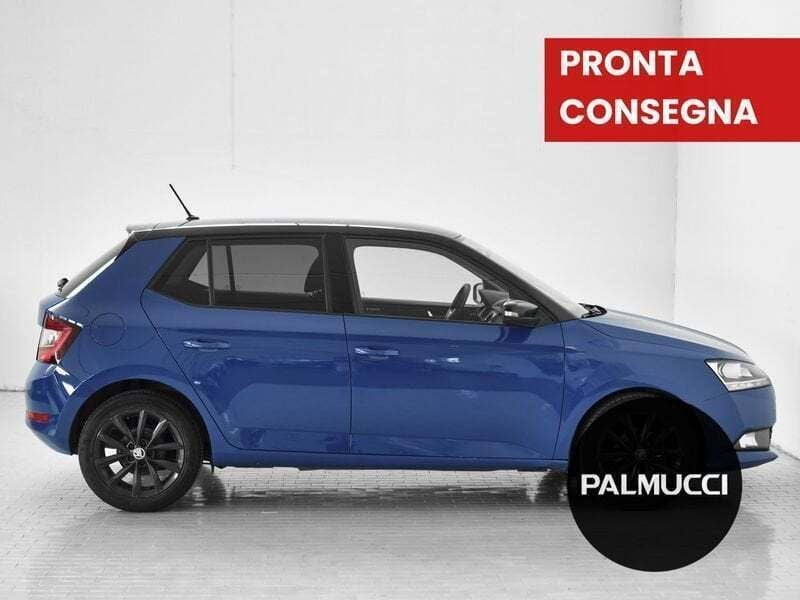 Usata Skoda Fabia Design Edition 95 CV (69 kW) 2021 Blu/azzurro Utilitaria