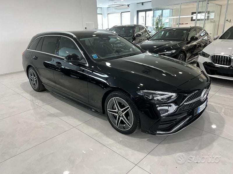 Usata Mercedes C200 Premium 163 CV (119 kW) 2022 Nero Station wagon