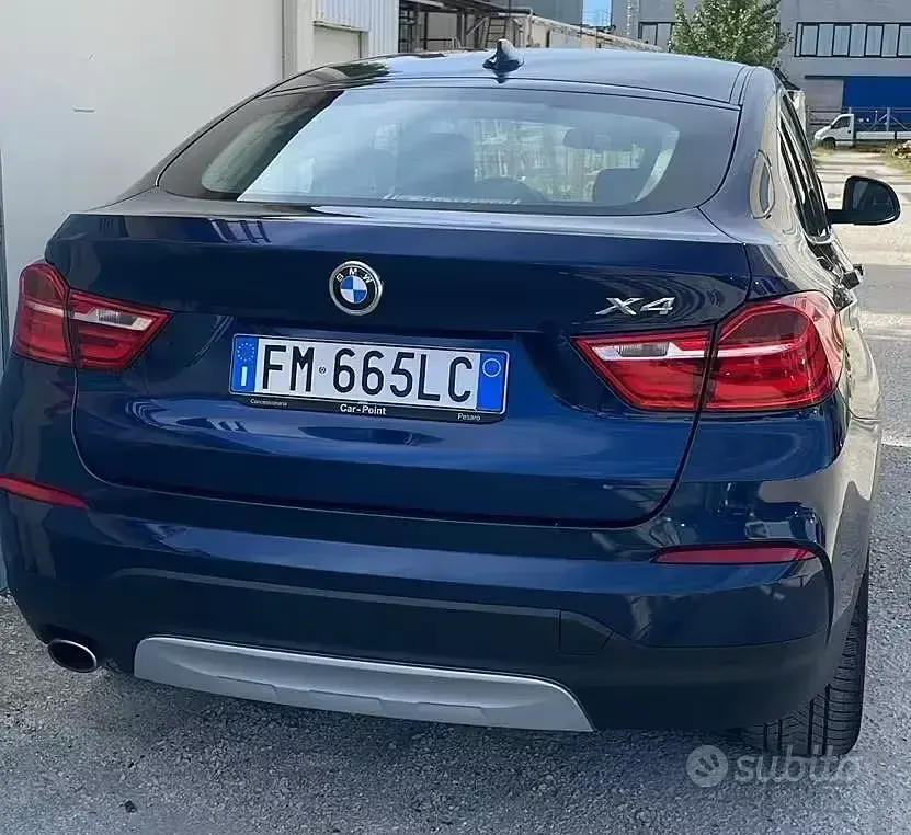 Usata BMW X4 xLine 190 CV (139 kW) 2017 Bluazzurro SUV