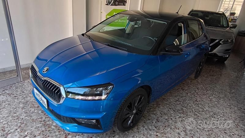 Usata Skoda Fabia Monte Carlo 95 CV (69 kW) 2022 Blu Utilitaria