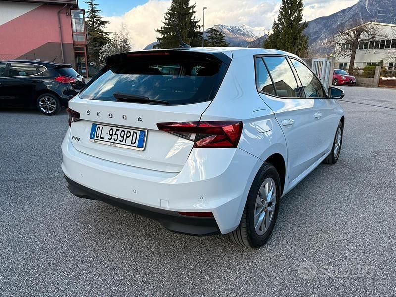 Usata Skoda Fabia Ambition 65 CV (47 kW) 2022 Bianco Utilitaria