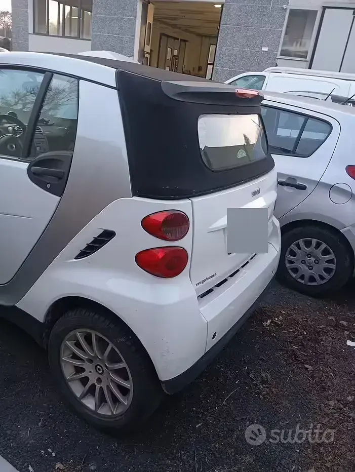 Begagnad Smart ForTwo Cabrio 84 HK (61 kW) 2007 Vit Cab