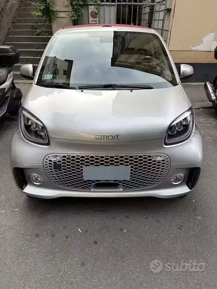 Occasion Smart ForTwo Electric Drive Passion 35 kW (48 ch) 2023 Gris Cabriolet