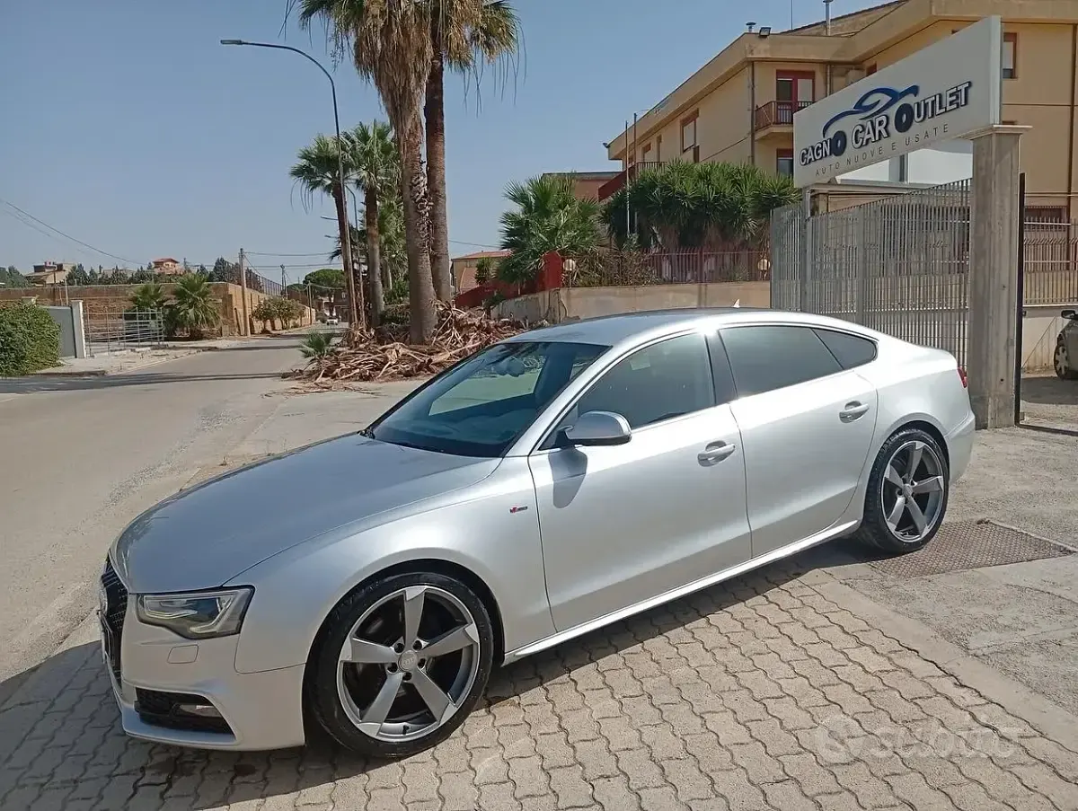 Usata Audi A5 Advanced 177 CV (130 kW) 2012 Grigio Coupé
