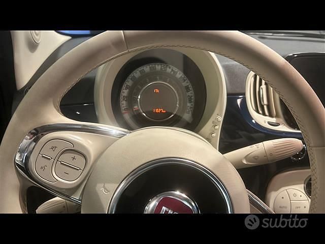 Usata Fiat 500 70 CV (51 kW) 2021 Verde scuro Utilitaria