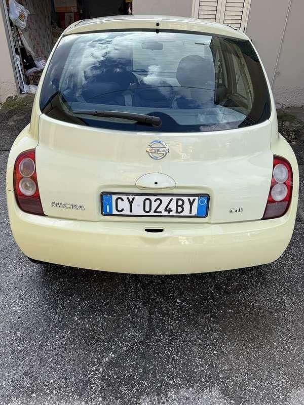 Usata Nissan Micra Acenta 86 CV (63 kW) 2005 Giallo Berlina