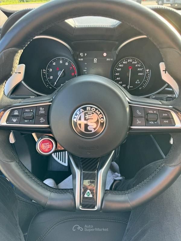 Usata Alfa Romeo Stelvio Quadrifoglio 511 CV (375 kW) 2022 Blu SUV