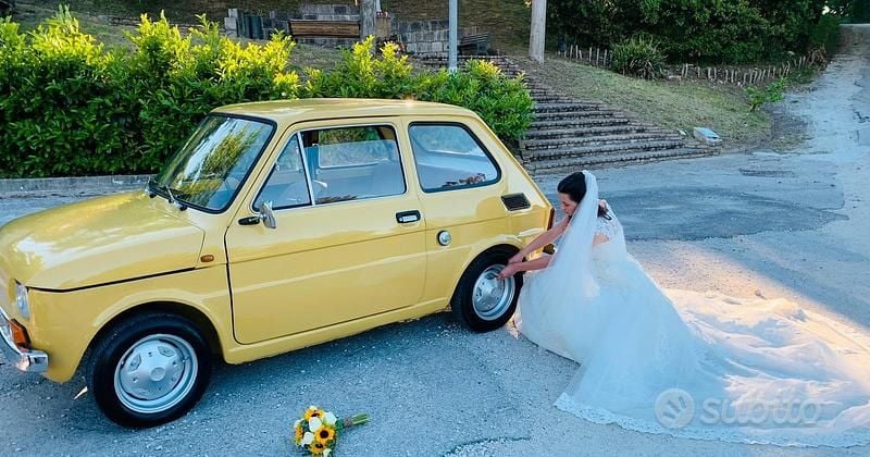Usata Fiat 126 1970 Giallo Utilitaria