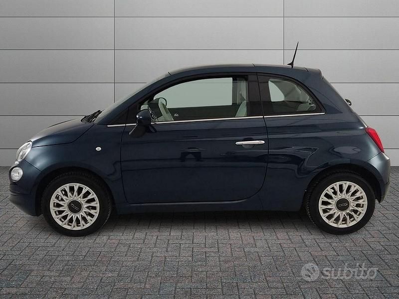 Usata Fiat 500 Lounge 69 CV (50 kW) 2018 Blu Berlina