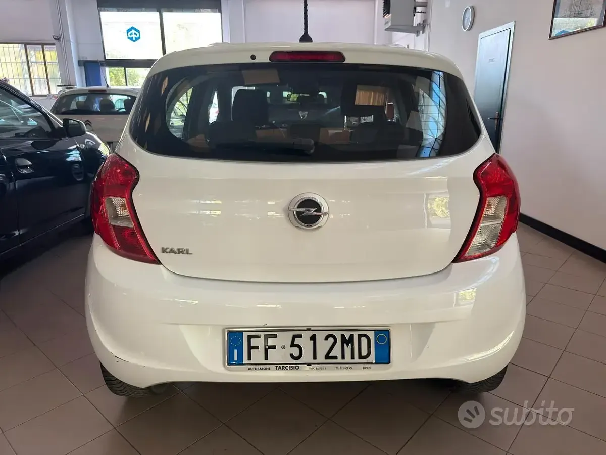 Usata Opel Karl 73 CV (53 kW) 2016 Bianco Utilitaria