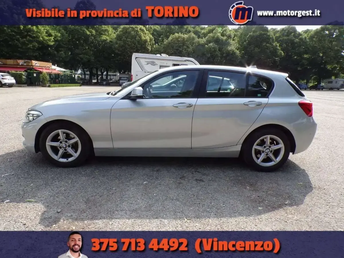 Usata BMW 118 Advantage 150 CV (110 kW) 2017 Grigio Utilitaria