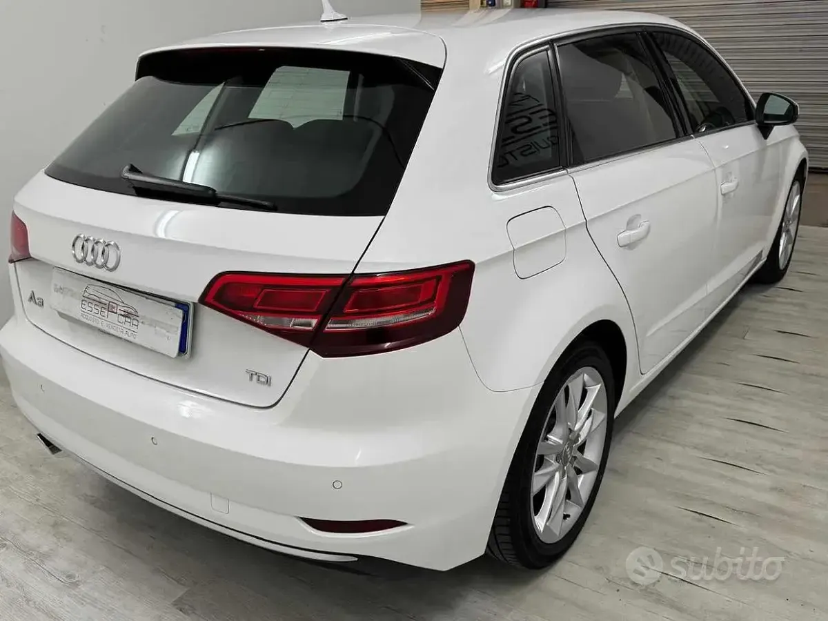 Usata Audi A3 Design 110 CV (80 kW) 2016 Bianco Berlina