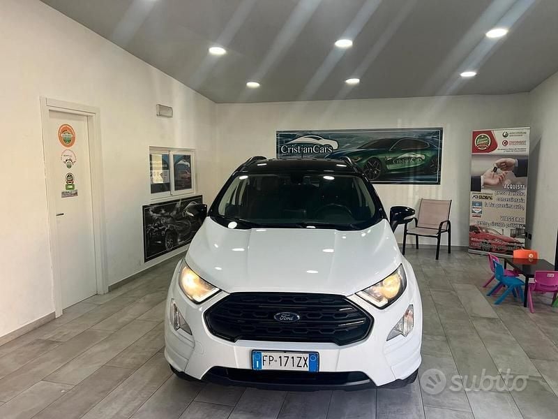 Usata Ford Ecosport ST-Line 100 CV (73 kW) 2018 Bianco SUV