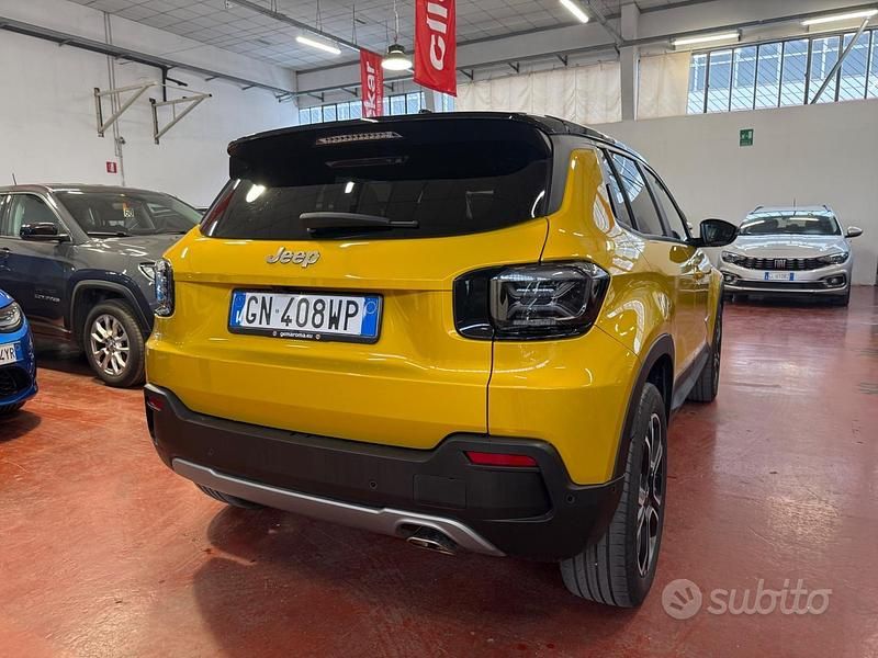 Usata Jeep Avenger Summit 100 CV (73 kW) 2023 Giallo SUV