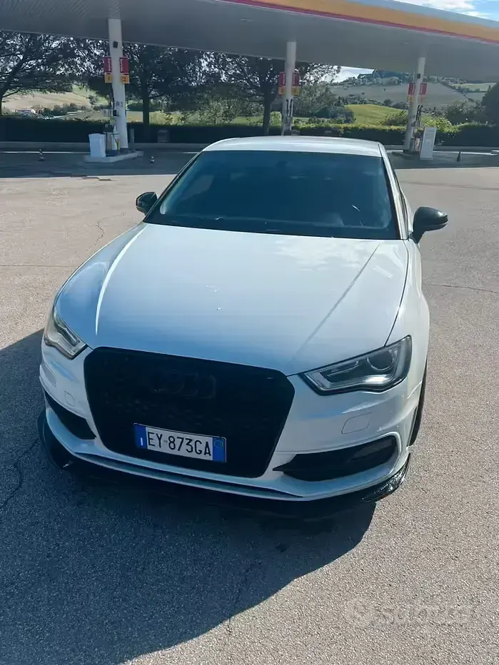 Usata Audi A3 S-Line 150 CV (110 kW) 2015 Bianco Berlina