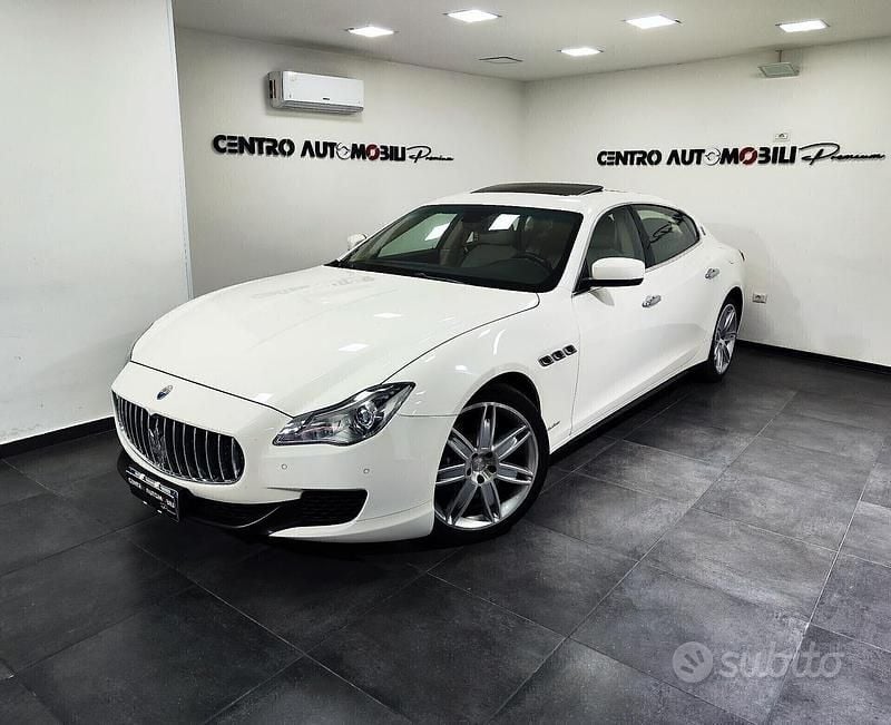 Usata Maserati Quattroporte GranLusso 250 CV (183 kW) 2015 Bianco Berlina
