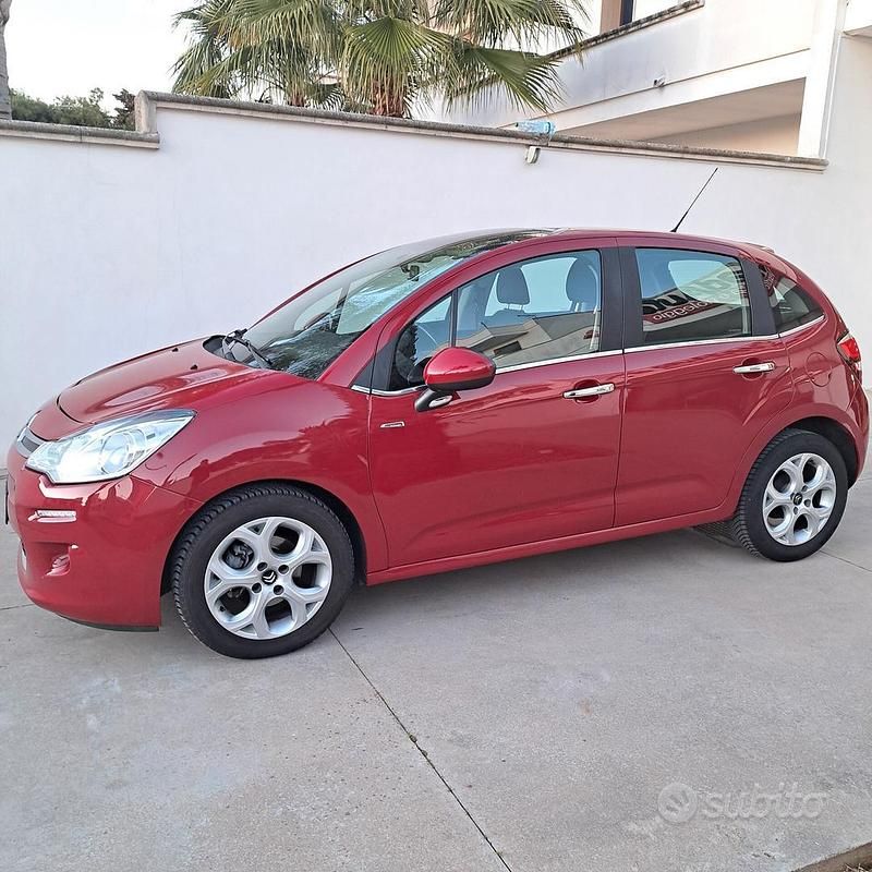 Usata Citroën C3 Exclusive 67 CV (49 kW) 2014 Rosso Berlina