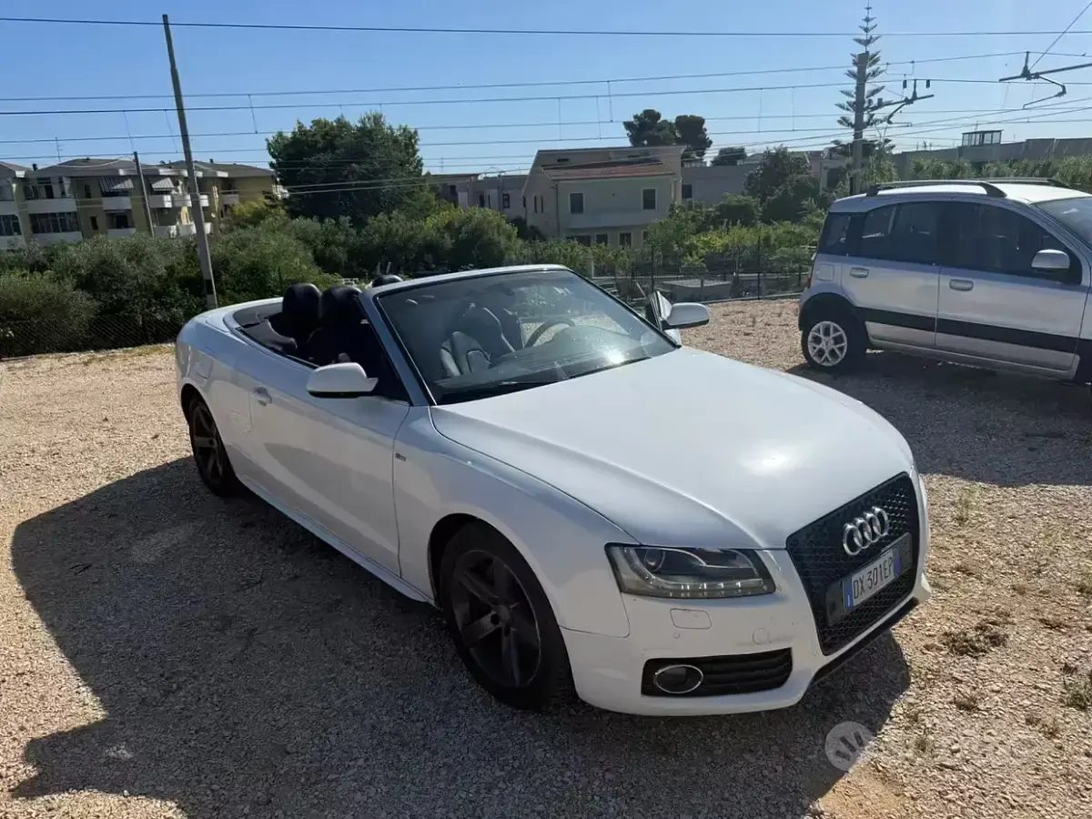 Usata Audi A5 Cabriolet 190 CV (139 kW) 2010 Bianco Cabrio