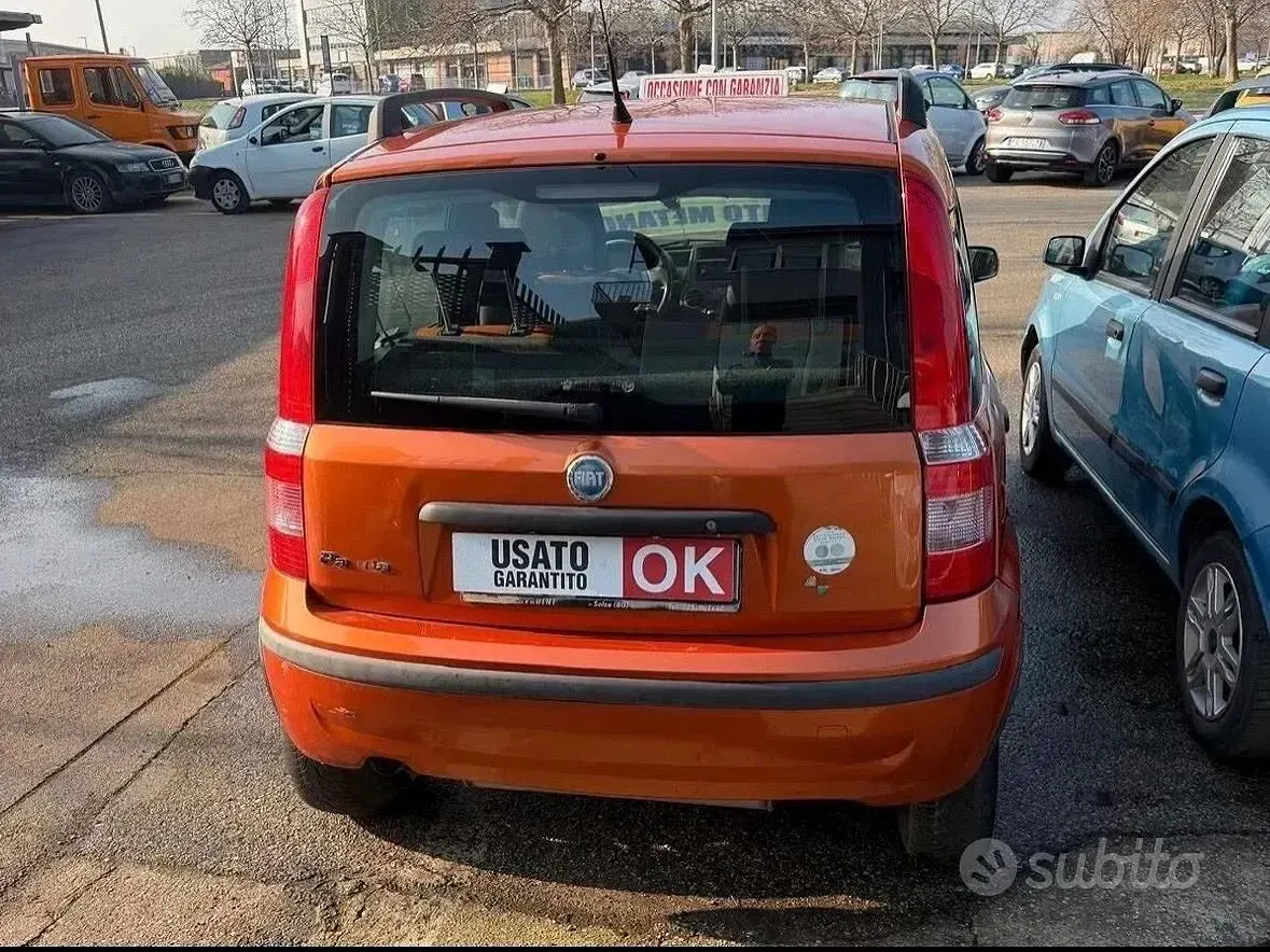 Usata Fiat Panda Dynamic 54 CV (39 kW) 2005 Arancione Utilitaria