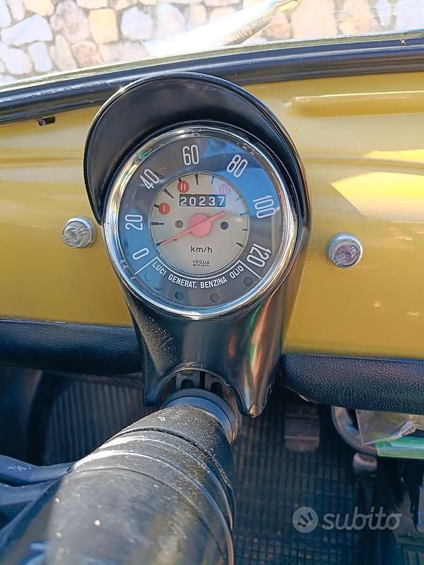 Usata Fiat 500 1970 Giallo Utilitaria