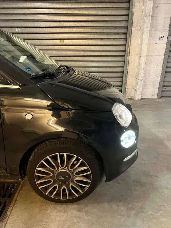 Usata Fiat 500 Lounge 69 CV (50 kW) 2017 Nero Utilitaria