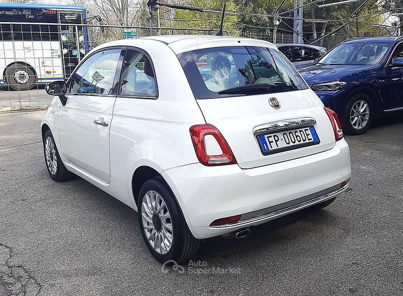 Usata Fiat 500 Lounge 69 CV (50 kW) 2018 Bianco Utilitaria