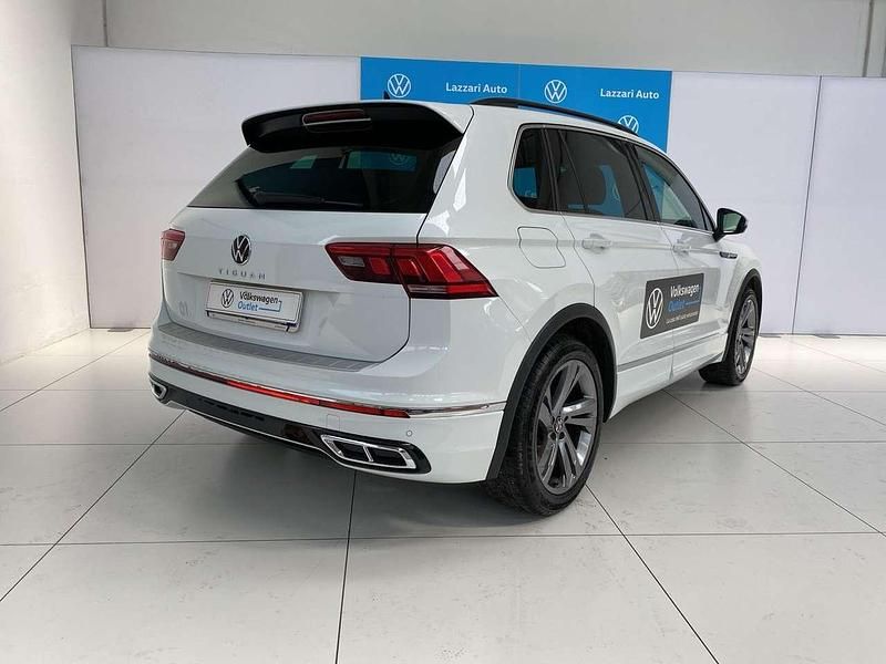 Usata VW Tiguan R-line 150 CV (110 kW) 2022 Bianco SUV
